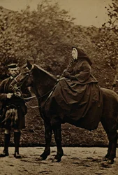 Koningin Victoria op Fyvie met John Brown in Balmoral